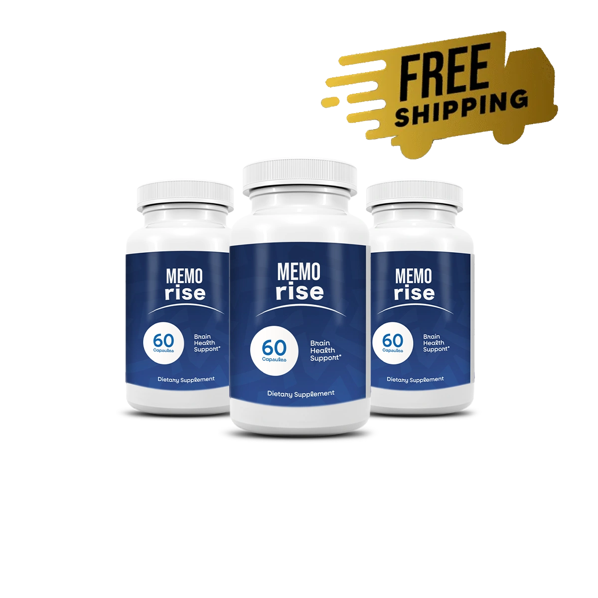 Memo Rise 3 bottle bundle for maintaining a consistent daily memory focus and cognitive wellness routine